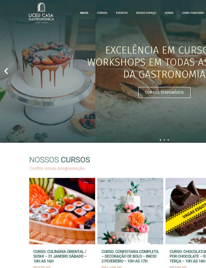Projeto desenvolvido para Liceu