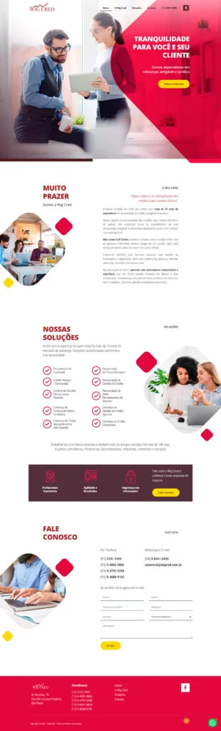 Projeto desenvolvido para Wigcred